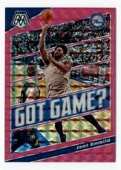 Joel Embiid [Pink Fluorescent] #22 Basketball Cards 2019 Panini Mosaic Got Game Prices
