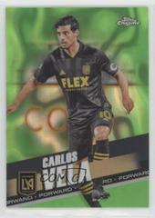 Carlos Vela [Neon Green Lava] Soccer Cards 2022 Topps Chrome MLS Prices