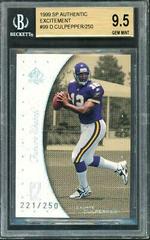 Daunte Culpepper [Excitement] Football Cards 1999 SP Authentic Prices