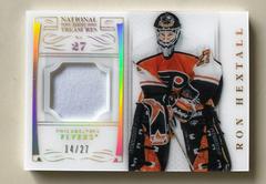 Ron Hextall [Base Numbers Patch] #98 Hockey Cards 2013 Panini National Treasures Prices