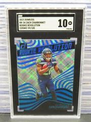 Zach Charbonnet [Cosmic] #RR-34 Football Cards 2023 Panini Donruss Rookie Revolution Prices