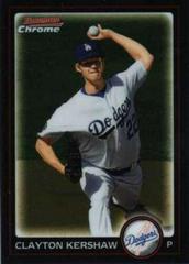 Clayton Kershaw [Refractor] #16 Baseball Cards 2010 Bowman Chrome Prices