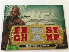 Demetrious Johnson [Emerald] Ufc Cards 2014 Topps UFC Knockout Triple Threads Relics Prices