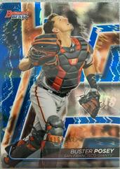 Buster Posey [Blue Refractor] #4 Baseball Cards 2020 Bowman's Best Prices