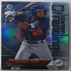 Yusniel Diaz Baseball Cards 2018 Bowman Trending Prices