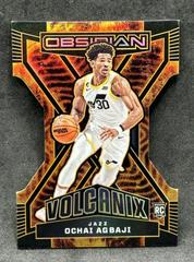 Ochai Agbaji #2 Basketball Cards 2022 Panini Obsidian Volcanix Prices