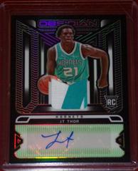 JT Thor [Green] Basketball Cards 2021 Panini Obsidian Rookie Jersey Ink Autographs Prices