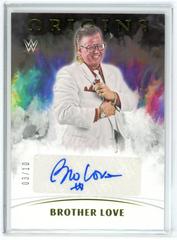 Brother Love [Gold] Wrestling Cards 2022 Panini Chronicles WWE Origins Autographs Prices