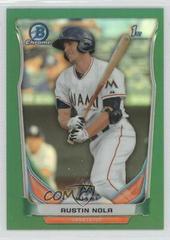 Austin Nola [Shimmer Refractor] #BCP61 Baseball Cards 2014 Bowman Chrome Prospects Prices