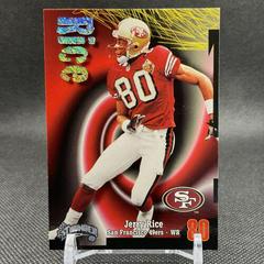 Jerry Rice [Super Rave] #223 Football Cards 1998 Skybox Thunder Prices