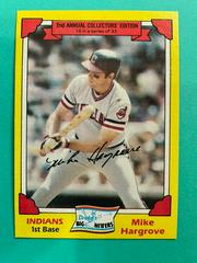 Mike Hargrove #16 Baseball Cards 1982 Topps Drake's Big Hitters Prices