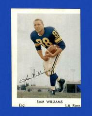 Sam Williams Football Cards 1959 Bell Brand Rams Prices