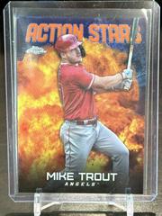 Mike Trout [Orange] #ASC-29 Baseball Cards 2023 Topps Chrome Update Action Stars Prices
