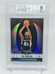 Tim Duncan [Black Refractor] Basketball Cards 2006 Finest Prices