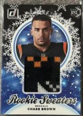 Chase Brown #HS-CBR Football Cards 2023 Panini Donruss Rookie Holiday Sweater Prices