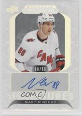 Martin Necas #SOS-MN Hockey Cards 2021 Upper Deck Ovation Standing Signatures Prices