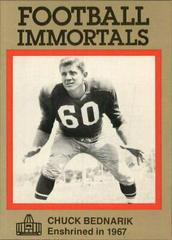 Chuck Bednarik Football Cards 1985 Football Immortals Prices