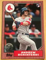 Andrew Benintendi [Red] Baseball Cards 2017 Topps Update 1987 Prices