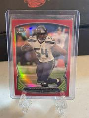 Bobby Wagner [Red Refractor] Football Cards 2014 Bowman Chrome Prices