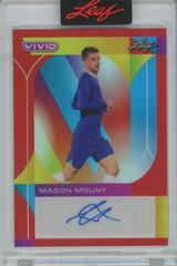 Mason Mount [Red] Soccer Cards 2022 Leaf Vivid Autographs Prices