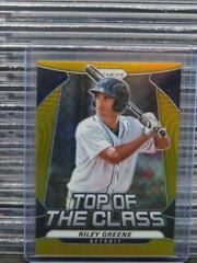 Riley Greene [Gold Prizm] #TOC-5 Baseball Cards 2020 Panini Prizm Top of the Class Prices