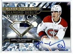 Juraj Slafkovsky [Autograph Patch] Hockey Cards 2022 Upper Deck Black Diamond Debut Relics Prices