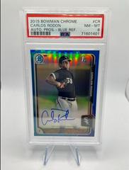 Carlos Rodon [Chrome Blue Refractor] Baseball Cards 2015 Bowman Prospect Autograph Prices