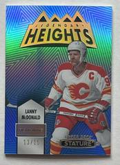 Lanny McDonald [Blue] #LH-23 Hockey Cards 2021 Upper Deck Stature Legendary Heights Prices