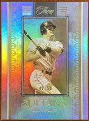 Jim Thome [Holo Gold] #S-4 Baseball Cards 2022 Panini Three and Two Sultans Prices