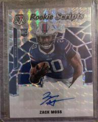 Zack Moss Football Cards 2020 Panini Mosaic Rookie Scripts Prices