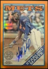 Starling Marte [Orange] Baseball Cards 2023 Topps Chrome Update 1988 Autographs Prices