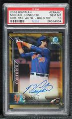 Michael Conforto [Gold Refractor] #CRA-MC Baseball Cards 2016 Bowman Chrome Rookie Autographs Prices