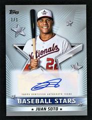 Juan Soto #BSA-JSO Baseball Cards 2022 Topps Update Stars Autographs Prices