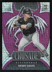 Henry Davis [Purple Mojo] Baseball Cards 2023 Panini Chronicles Crusade Prices