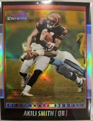 Akili Smith [Gold Refractor] #71 Football Cards 2001 Bowman Chrome Prices
