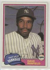 Dave Winfield [Traded] #855 Baseball Cards 1981 Topps Prices