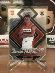 Isaiah Todd #30 Basketball Cards 2021 Panini Prizm Emergent Prices