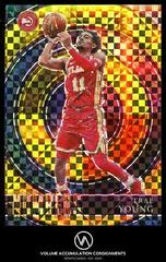 Trae Young [Gold] #14 Basketball Cards 2020 Panini Select Numbers Prices