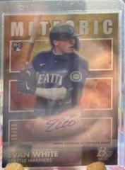 Evan White #MET-3 Baseball Cards 2021 Bowman Platinum Meteoric Prices
