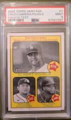Nelson Cruz, Miguel Cabrera, Albert Pujols [French] Baseball Cards 2022 Topps Heritage Prices