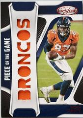 Noah Fant [Red] Football Cards 2021 Panini Certified Piece of the Game Prices