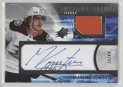 Maxime Comtois [Patch] #SF-MA Hockey Cards 2021 SPx Signature Fabrics Prices