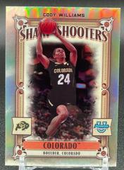 Cody Williams #SS-10 Basketball Cards 2023 Bowman Chrome University Sharp Shooters Prices
