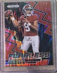 Bryce Young [Red Flash] #F-16 Football Cards 2023 Panini Prizm Draft Picks Fearless Prices