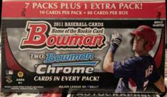 Blaster Box Baseball Cards 2011 Bowman Chrome Prices