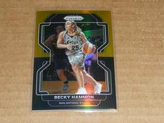 Becky Hammon [Black Gold] #31 Basketball Cards 2022 Panini Prizm WNBA Prices