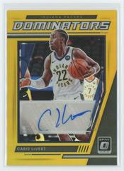 Caris LeVert [Gold] Basketball Cards 2021 Panini Donruss Optic Dominators Signatures Prices