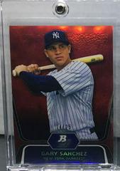 Gary Sanchez [Red Refractor] #BPP38 Baseball Cards 2012 Bowman Platinum Prospects Prices