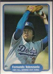 Fernando Valenzuela #636 Baseball Cards 1982 Fleer Prices