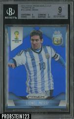 Lionel Messi [Blue Prizm] #12 Soccer Cards 2014 Panini Prizm World Cup Prices